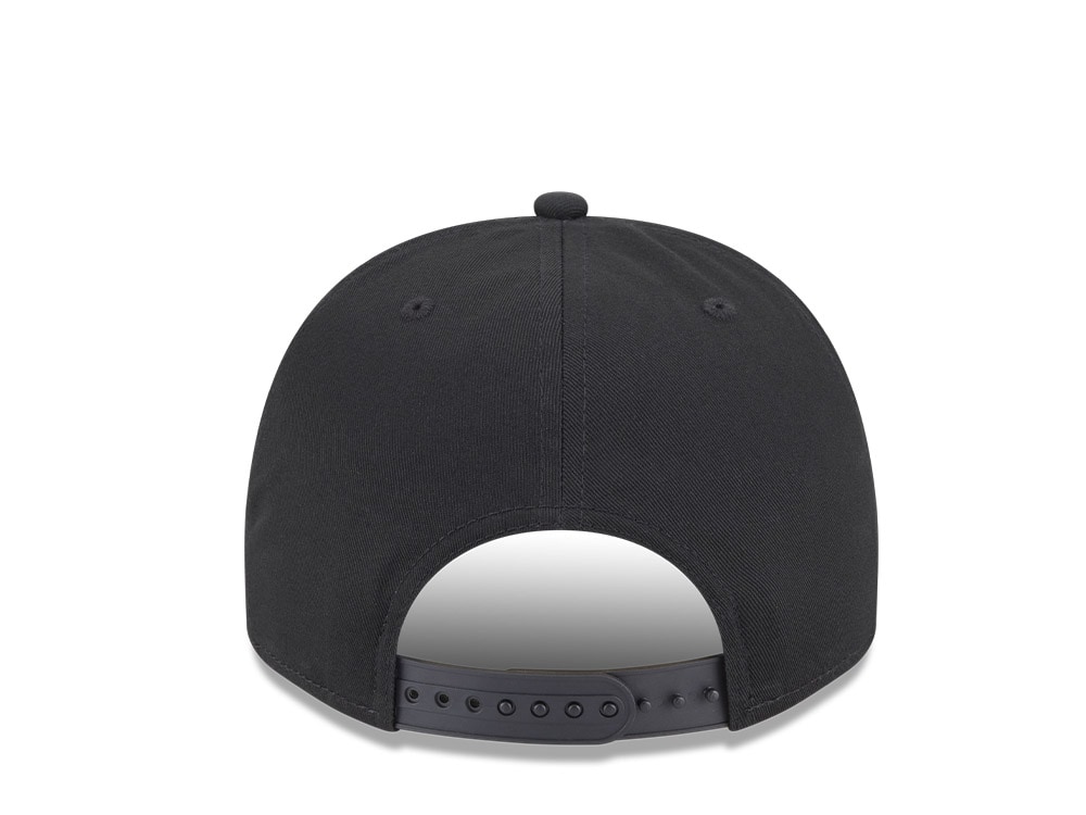 New Era Edmonton Oilers Chainstitch Black 9Fifty A Frame Snapback Cap