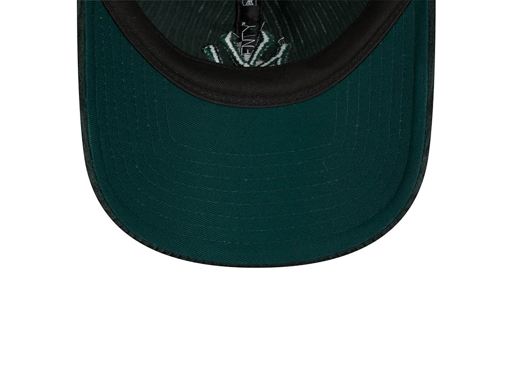 New Era New York Yankees Wide Cord Dark Green 9Forty Strapback Cap