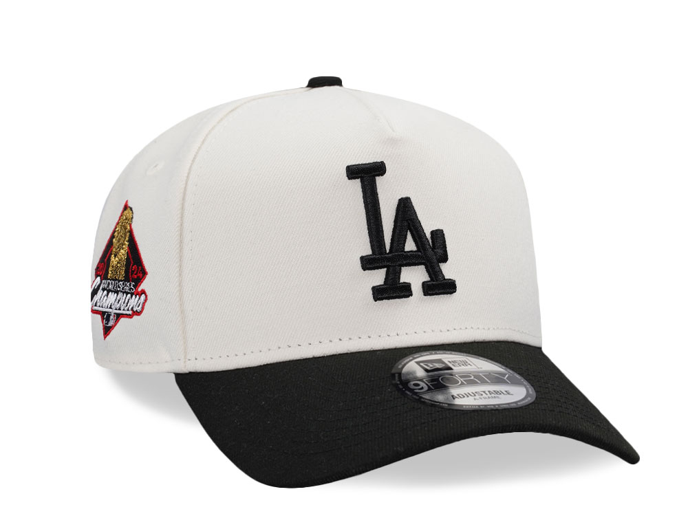 New Era Los Angeles Dodgers World Series 2024 Chrome Two Tone Edition 9Forty A Frame Snapback Cap