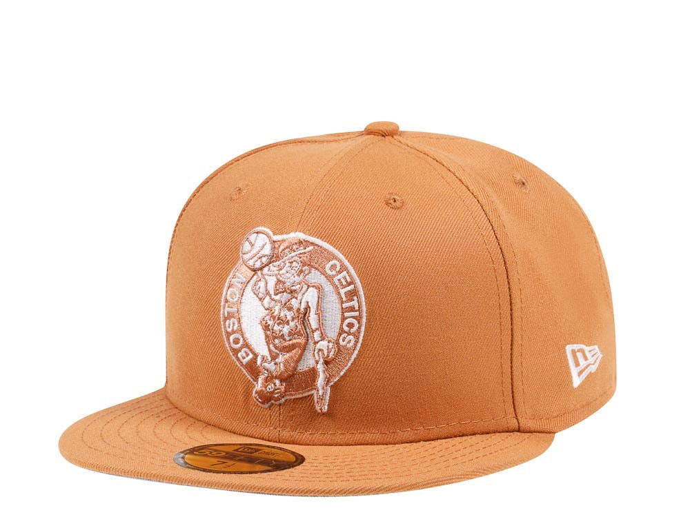 New Era Boston Celtics Panama Tan Edition 59Fifty Fitted Cap