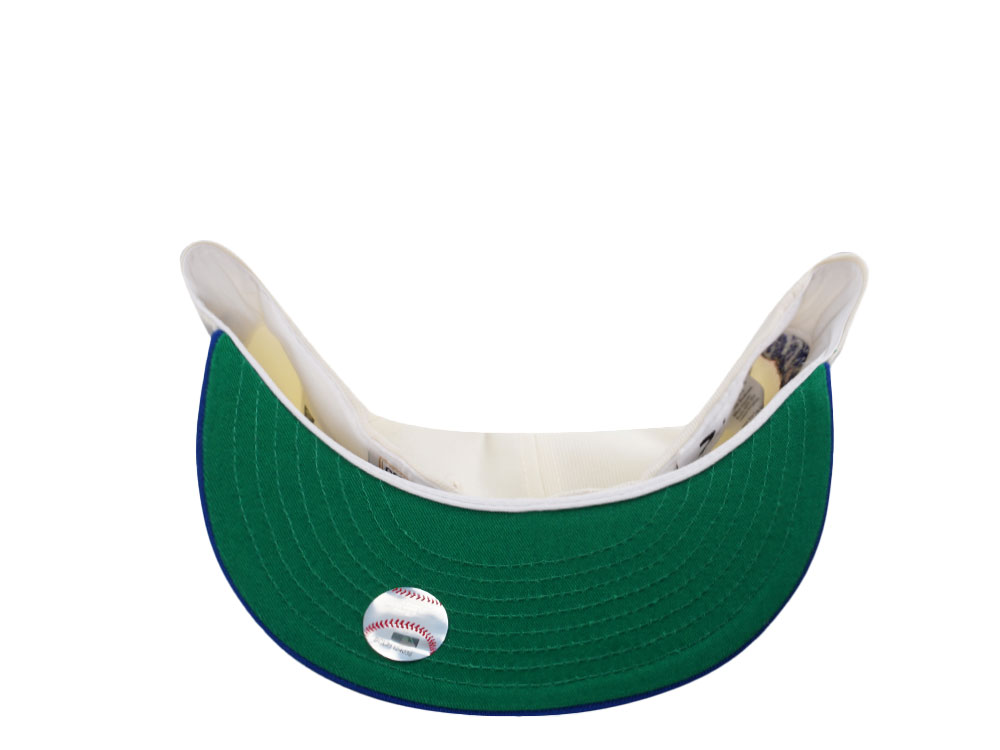 New Era Atlanta Braves 1995 World Series Chainstitch WhiteTwo Tone Edition 59Fifty Fitted Cap