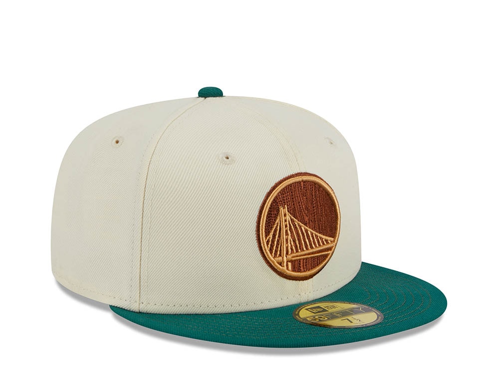 New Era Golden State Warriors Stone Two Tone Camp Classic Edition 59Fifty Fitted Cap