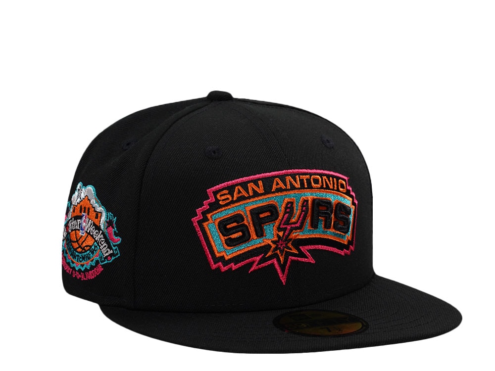 New Era San Antonio Spurs All Star Weekend 1996 Black Prime Edition 59Fifty Fitted Cap