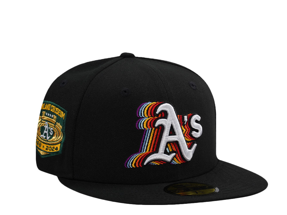 New Era Oakland Athletics Oakland Coliseum Black Prime Edition 59Fifty Fitted Cap