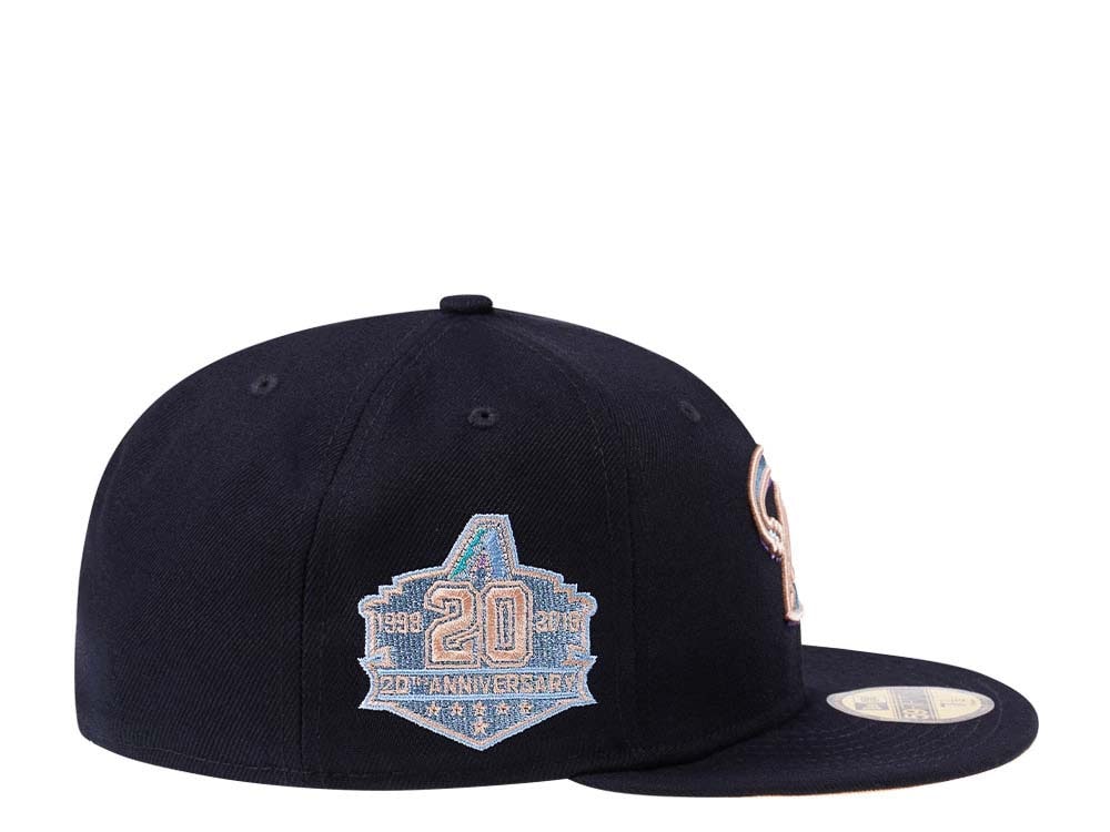 New Era Arizona Diamondbacks 20th Anniversary Arctic Peach Edition 59Fifty Fitted Cap