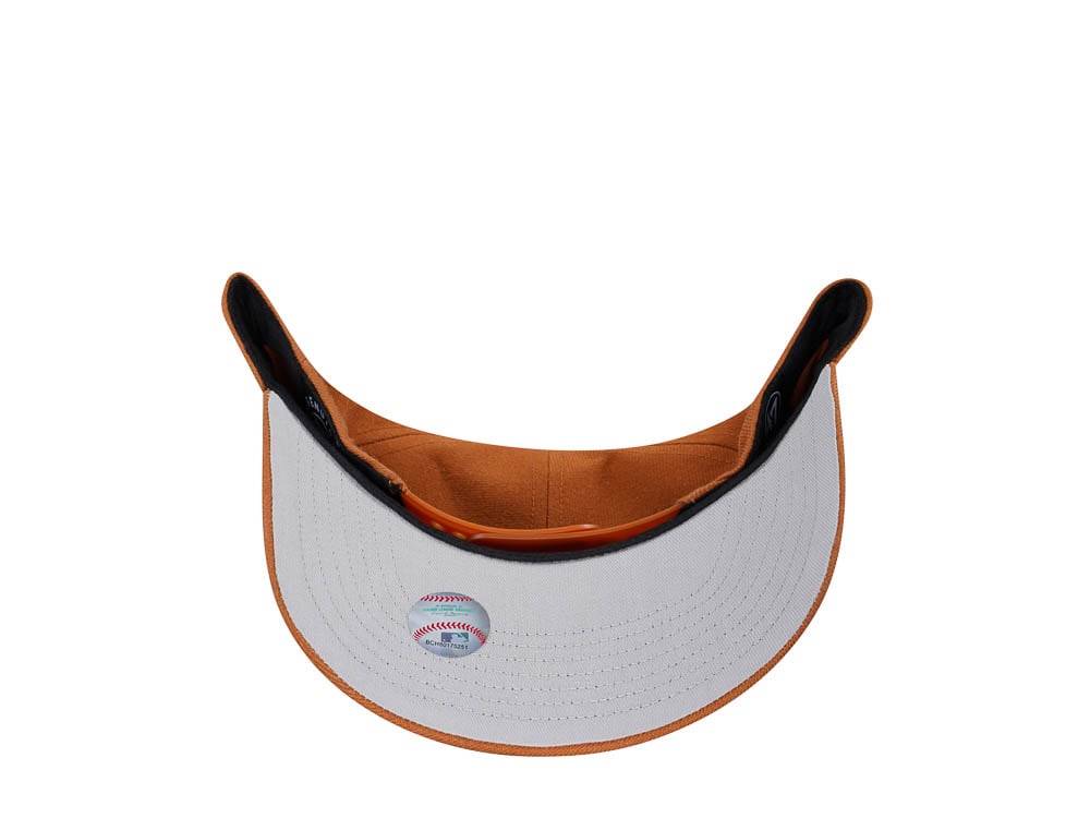 47Brand New York Yankees Burnt Orange Cold Zone MVP DP Snapback Cap