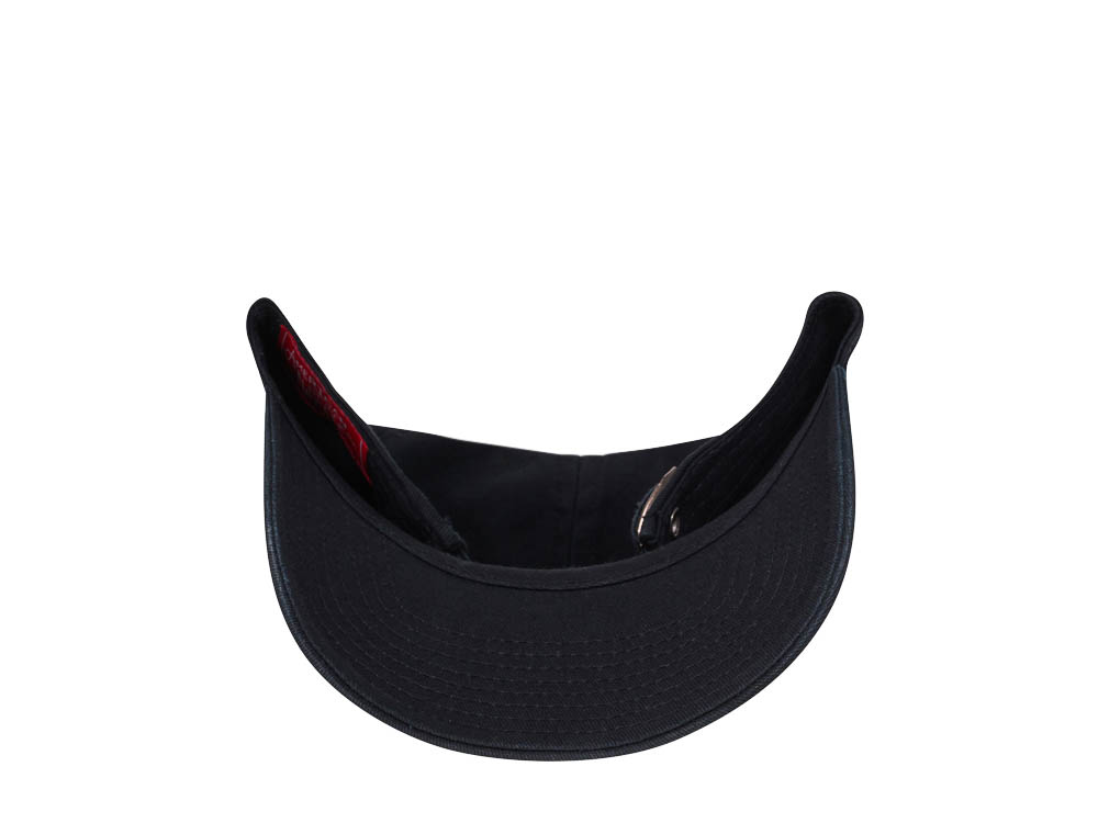 American Needle California Republic Black Vintage Casual Strapback Cap