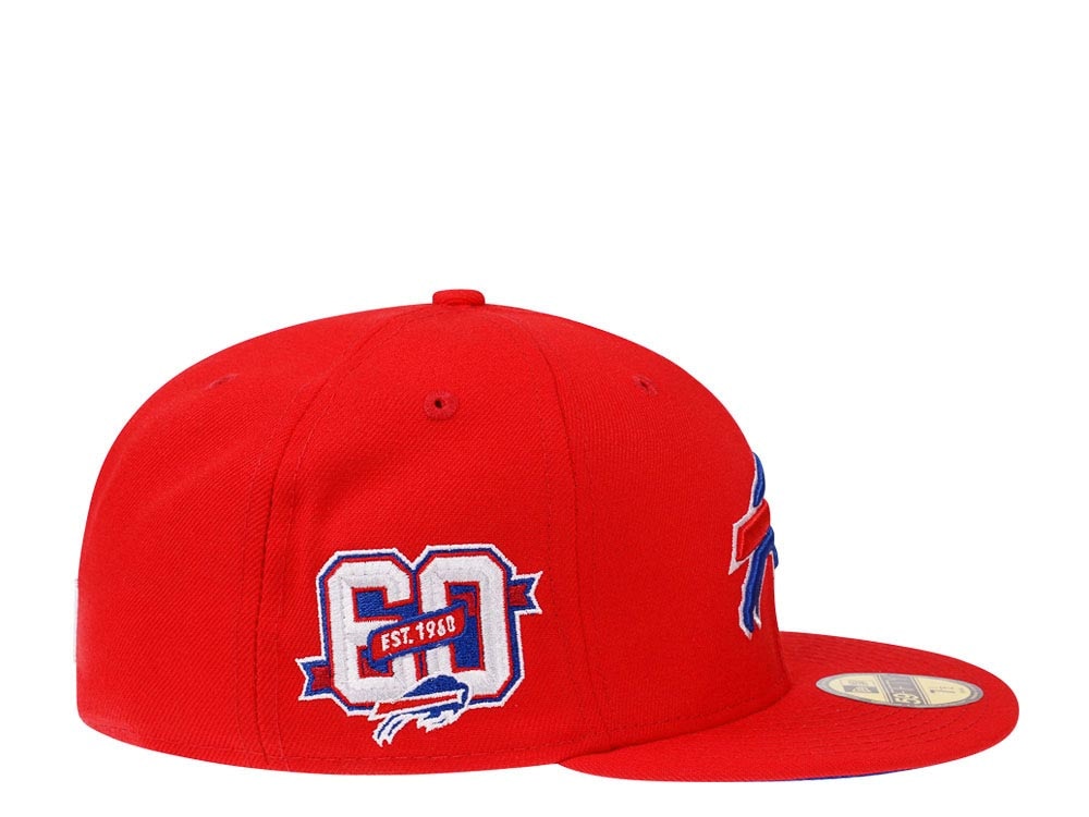 New Era Buffalo Bills 60th Anniversary Red Edition 59Fifty Fitted Cap
