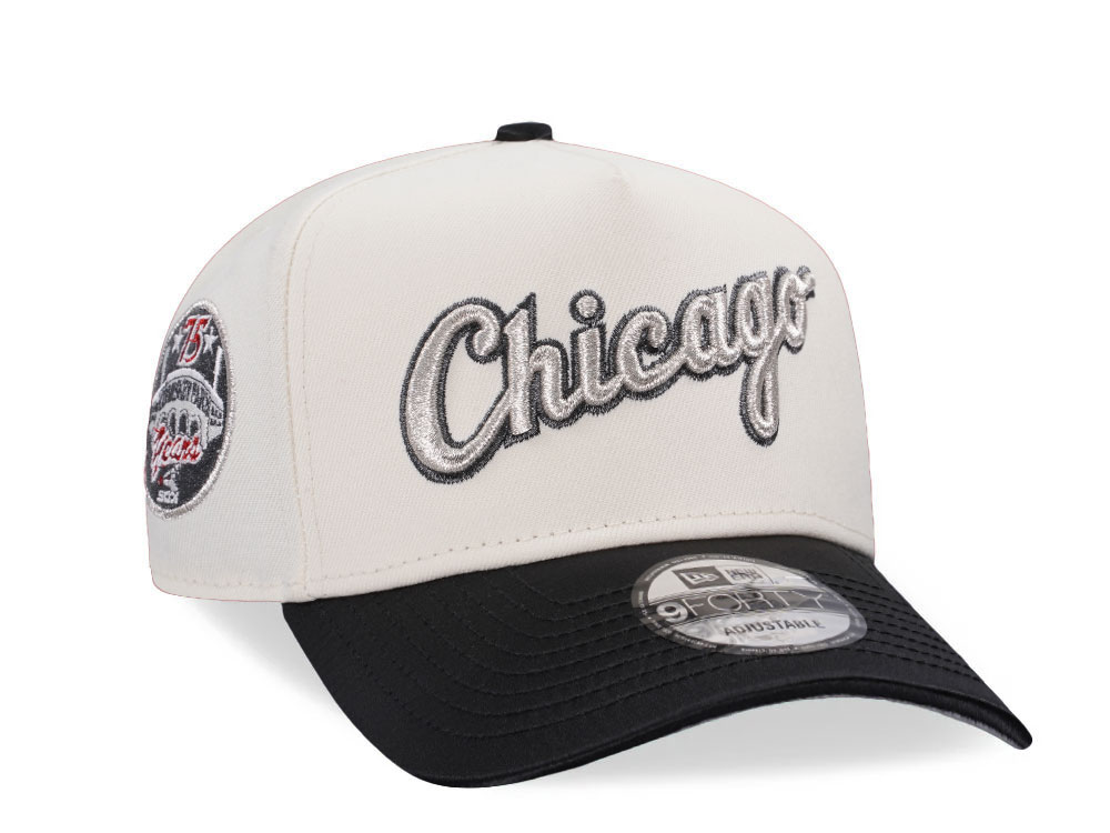 New Era Chicago White Sox 75 Years Metallic 9Forty A Frame Snapback Cap