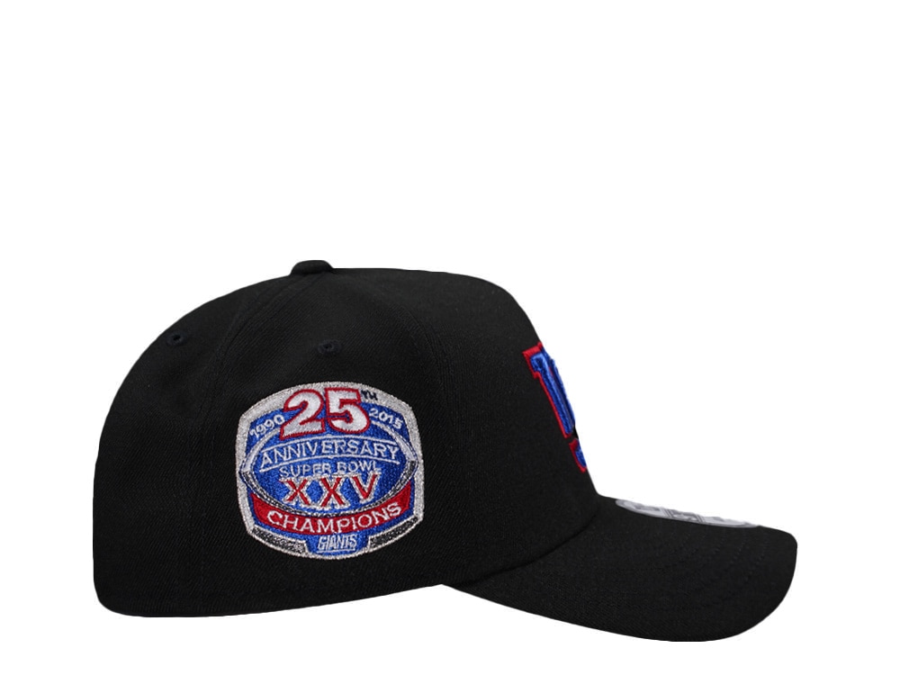 New Era New York Giants 25th Anniversary Black Prime Edition 9Forty A Frame Snapback Cap