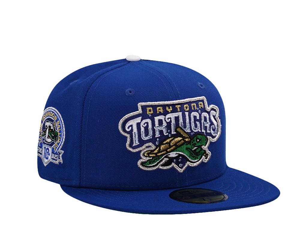New Era Daytona Tortugas 10th Anniversary Blue Prime Edition 59Fifty Fitted Cap
