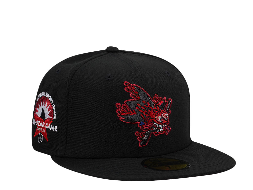 New Era San Jose Sharks All Star Game 1997 Black Red Edition 59Fifty Fitted Cap