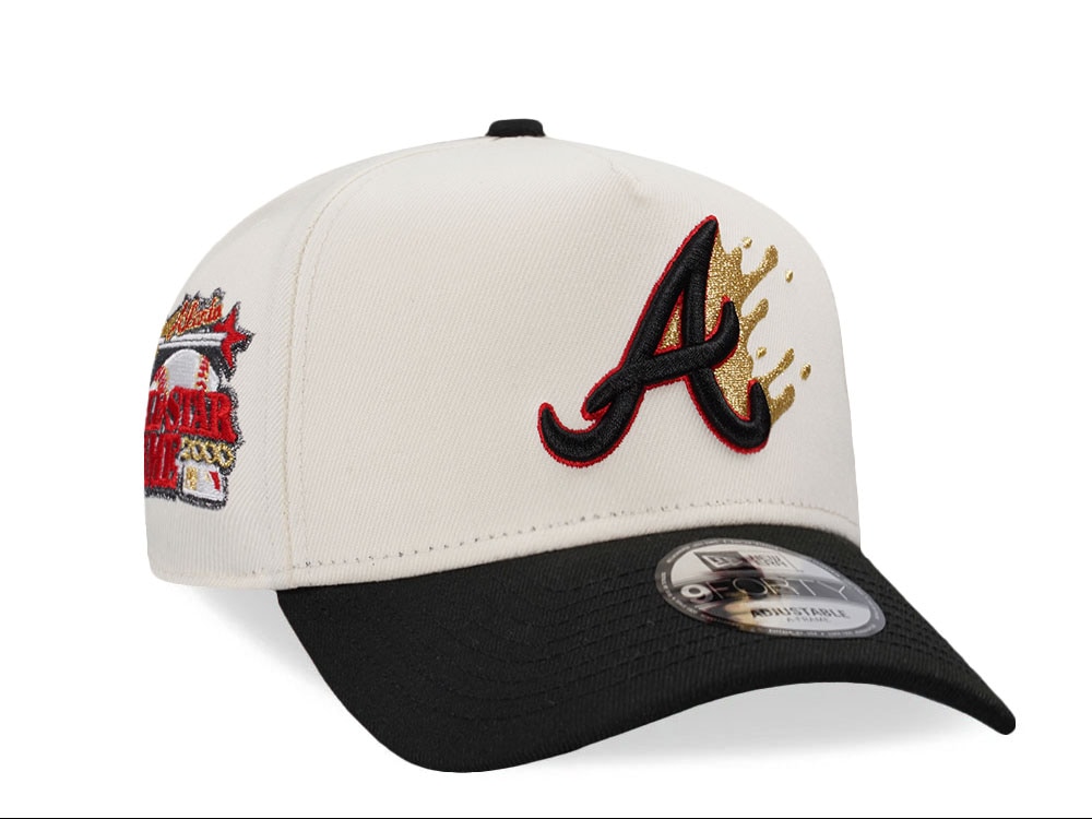 New Era Atlanta Braves All Star Game 2000 Splatter Chrome Two Tone Edition 9Forty A Frame Snapback Cap