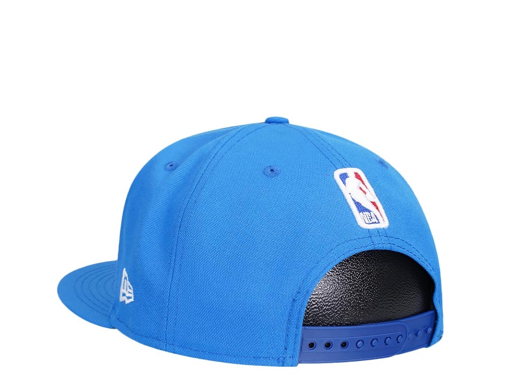 New Era Dallas Mavericks Blue Script Logo Edition 9Fifty Snapback Cap
