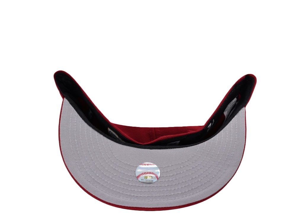 New Era New York Yankees World Series Champions 2000 Red Prime Edition 59Fifty Fitted Cap