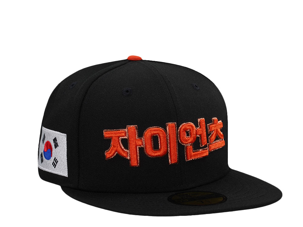 New Era San Francisco Giants Korean Heritage Black Prime Edition 59Fifty Fitted Cap