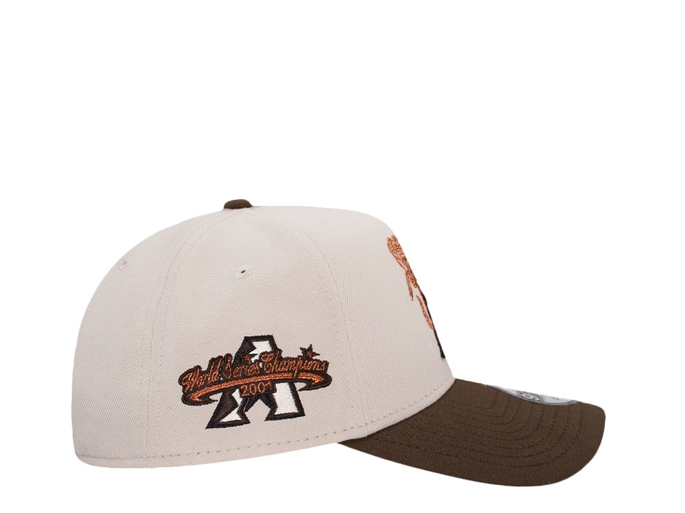 New Era Arizona Diamondbacks World Series Champions 2001 Copper Two Tone 9Forty A Frame Snapback Cap