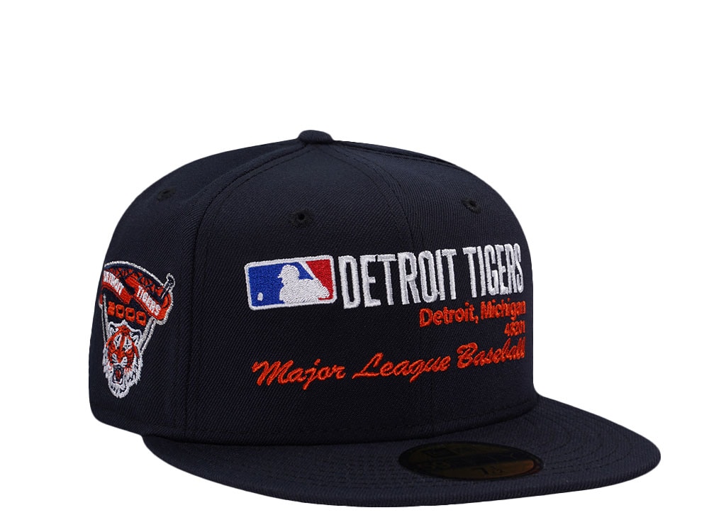 New Era Detroit Tigers Stadium Patch Workleague Navy Prime Edition 59Fifty Fitted Cap