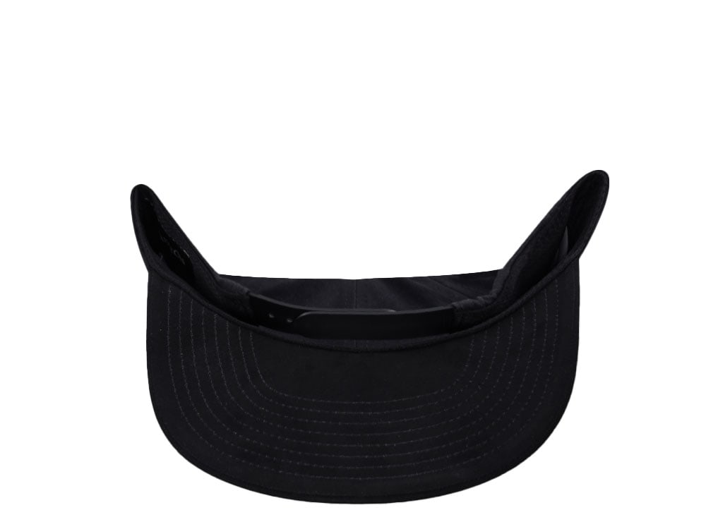 Brixton Supply Logo Black on Black Snapback Cap
