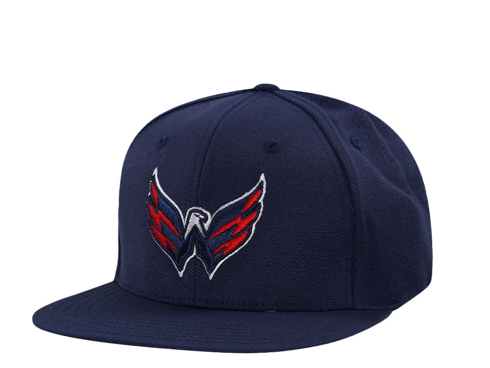 American Needle Washington Capitals 400 Series Navy Snapback Cap