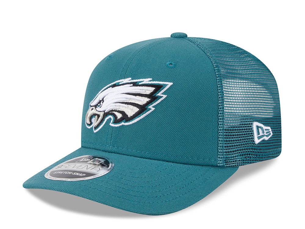 New Era Philadelphia Eagles Dark Teal Edition 9Seventy Trucker Snapback Cap