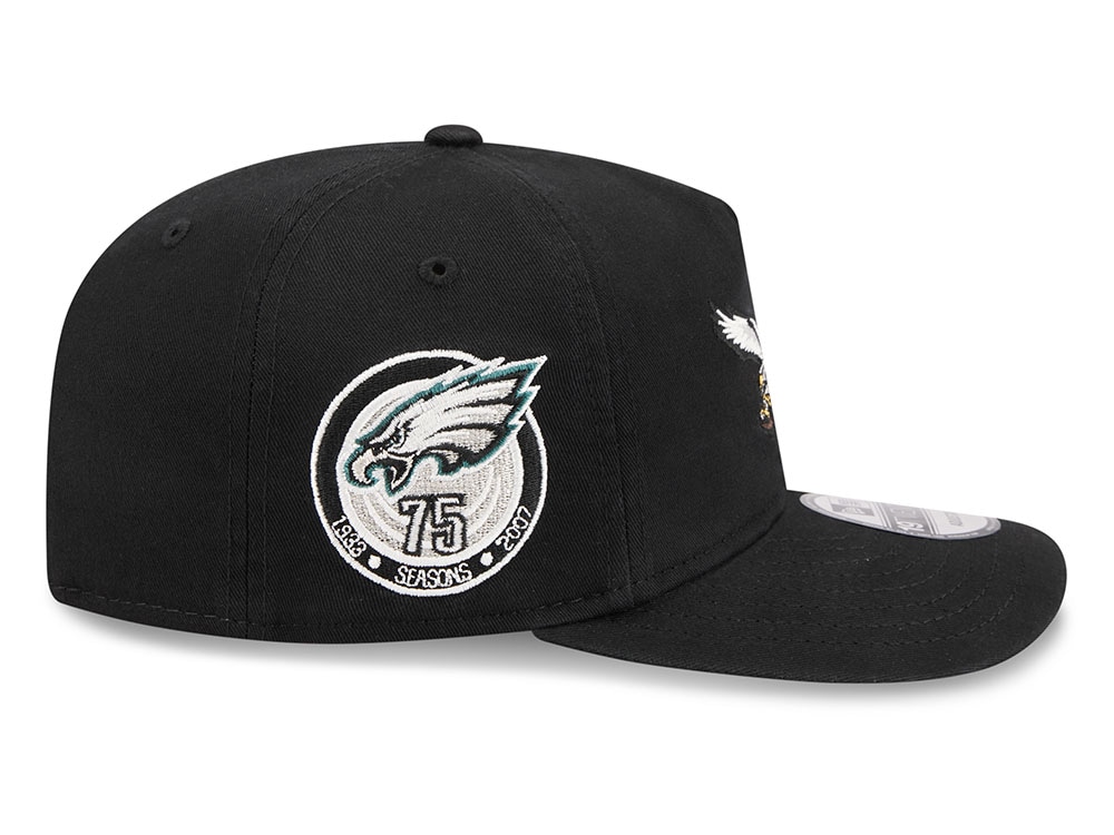 New Era Philadelphia Eagles 75 Seasons Championship Black Edition 19Twenty Snapback Cap