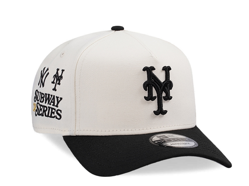 New Era New York Mets Subway Series Chrome Two Tone Edition 9Forty A Frame Snapback Cap