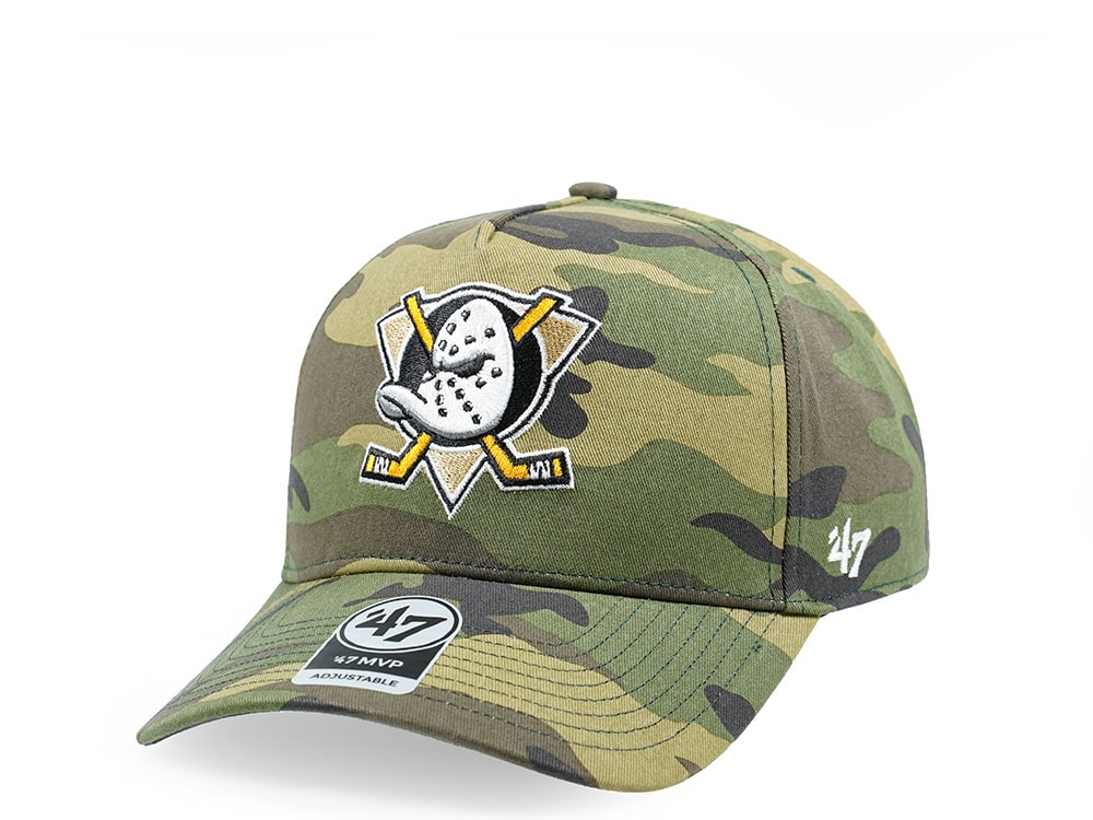 47Brand Anaheim Ducks Camo Grove Classic DT Snapback Cap
