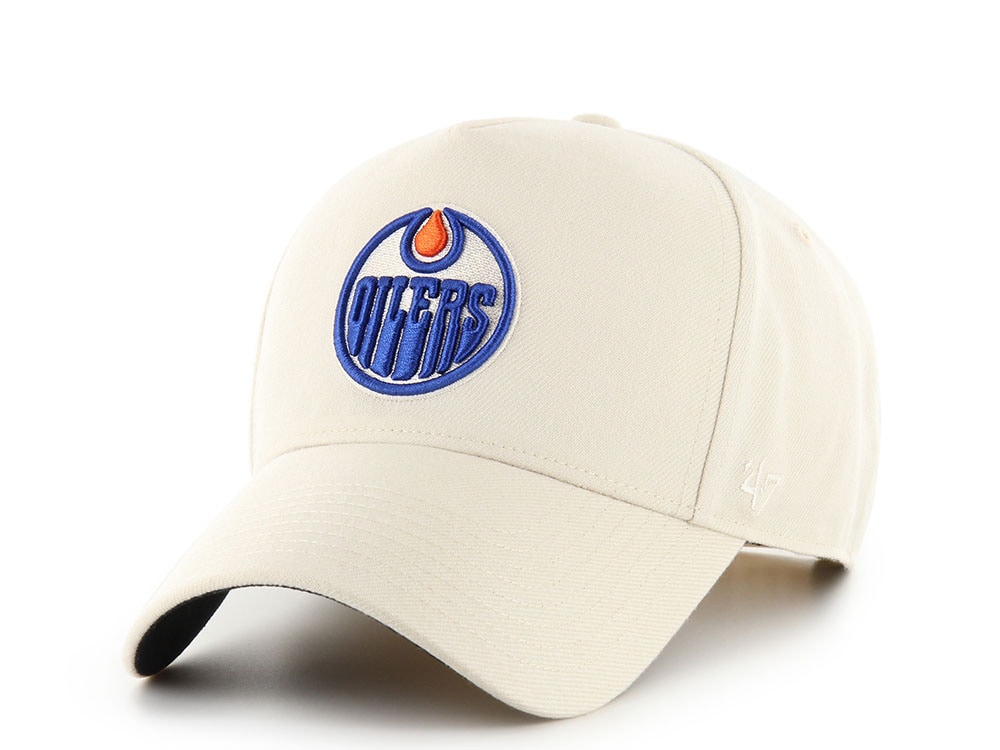47 Brand Edmonton Oilers Ballpark White Offside Snapback Cap