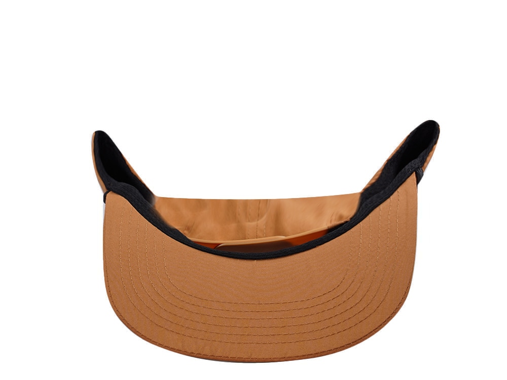 John Deere Vintage Raised Brown Snapback Cap