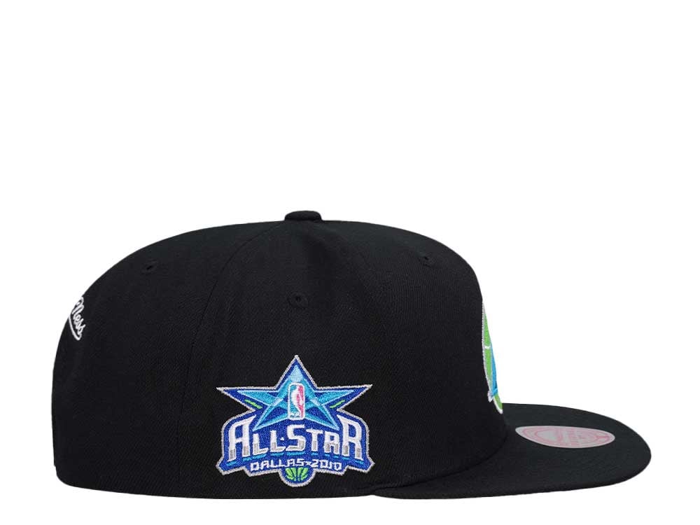 Mitchell & Ness Dallas Mavericks All Star Game 2010 Neon Tropical Hardwood Classic Snapback Cap