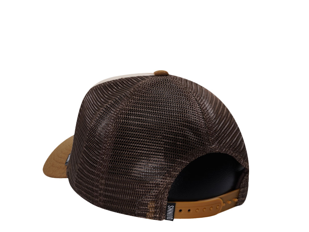Djinns HFT Lazy Barista Beige Two Tone Edition Trucker Snapback Cap