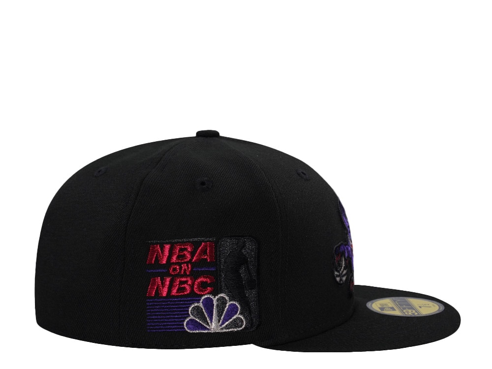 New Era Toronto Raptors NBA on NBC Black Prime Edition 59Fifty Fitted Cap