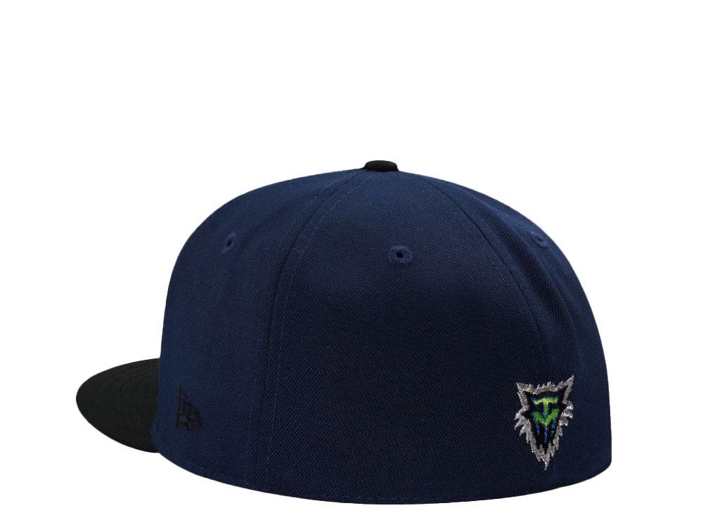 New Era Minnesota Timberwolves 20 Seasons Ocean Blue Two Tone Edition 59Fifty Fitted Cap
