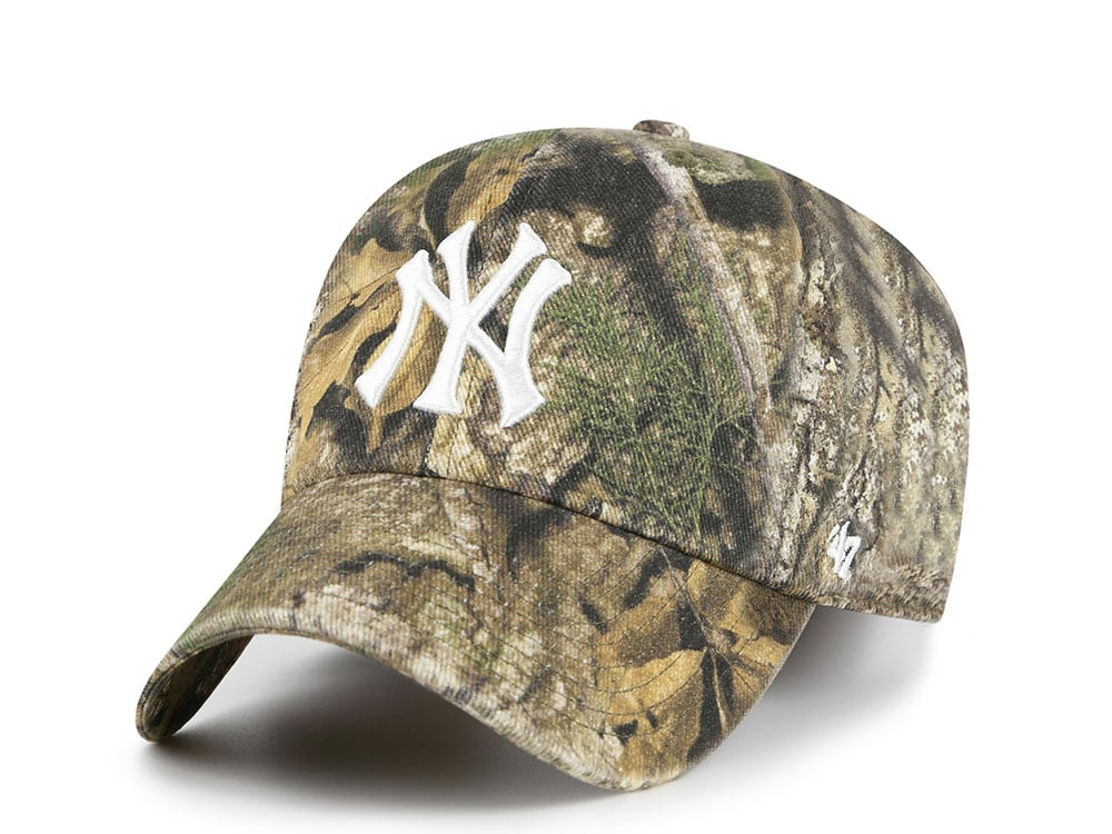 47 Brand New York Yankees Realtree Clean Up Strapback Cap