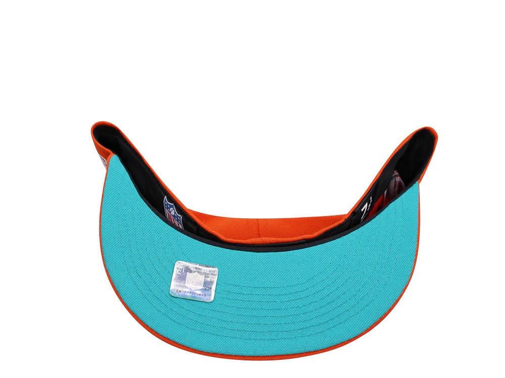 New Era Miami Dolphins 40th Anniversary Orange Edition 59Fifty Fitted Cap