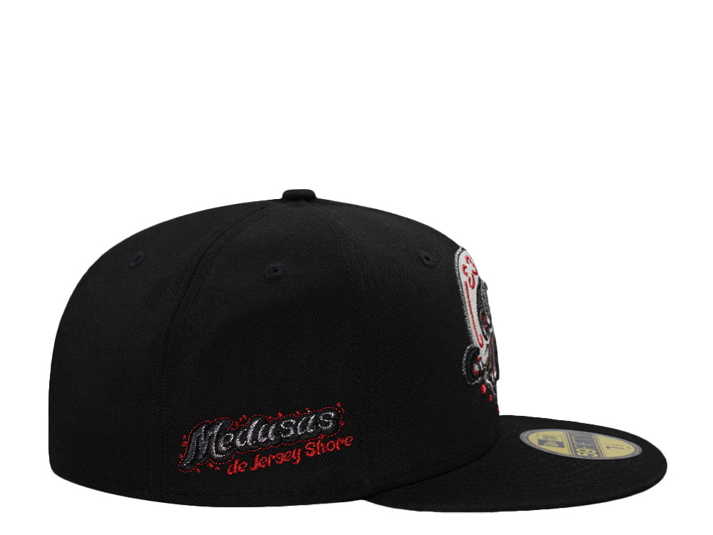 New Era Medusas de Jersey Shore Red Detail Prime Horror Edition 59Fifty Fitted Cap