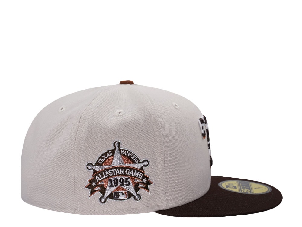 New Era Texas Rangers All Star Game 1995 Stone Two Tone Edition 59Fifty Fitted Cap