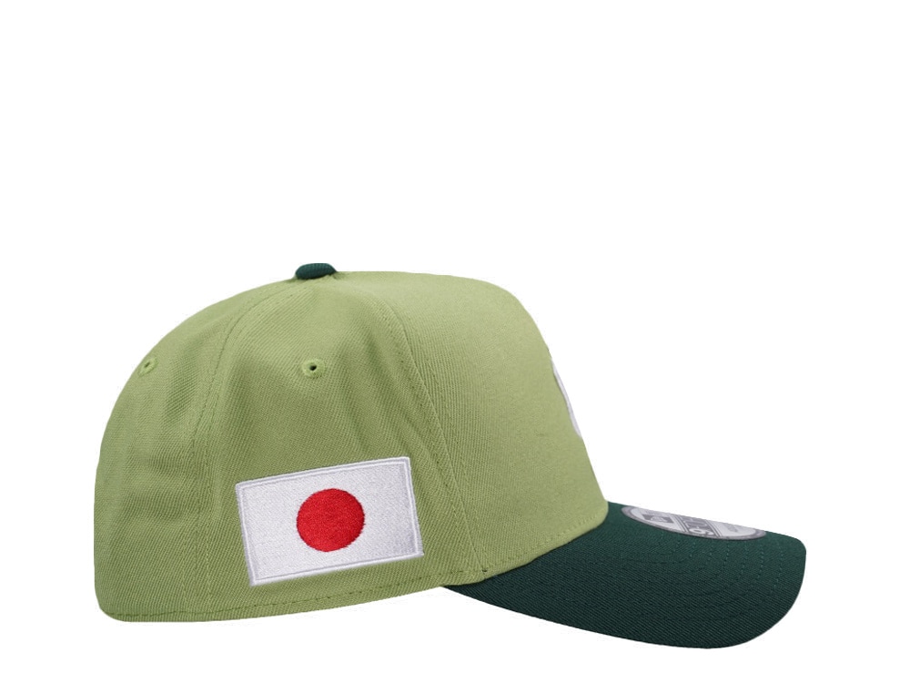 New Era San Francisco Giants Japan Lucky Cat Matcha Two Tone Edition 9Forty A Frame Snapback Cap