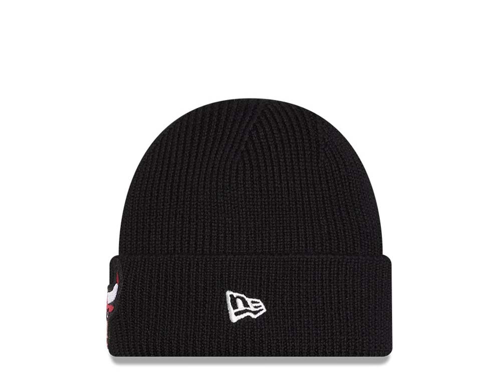 New Era Chicago Bulls Skull Knit Black Cappelli