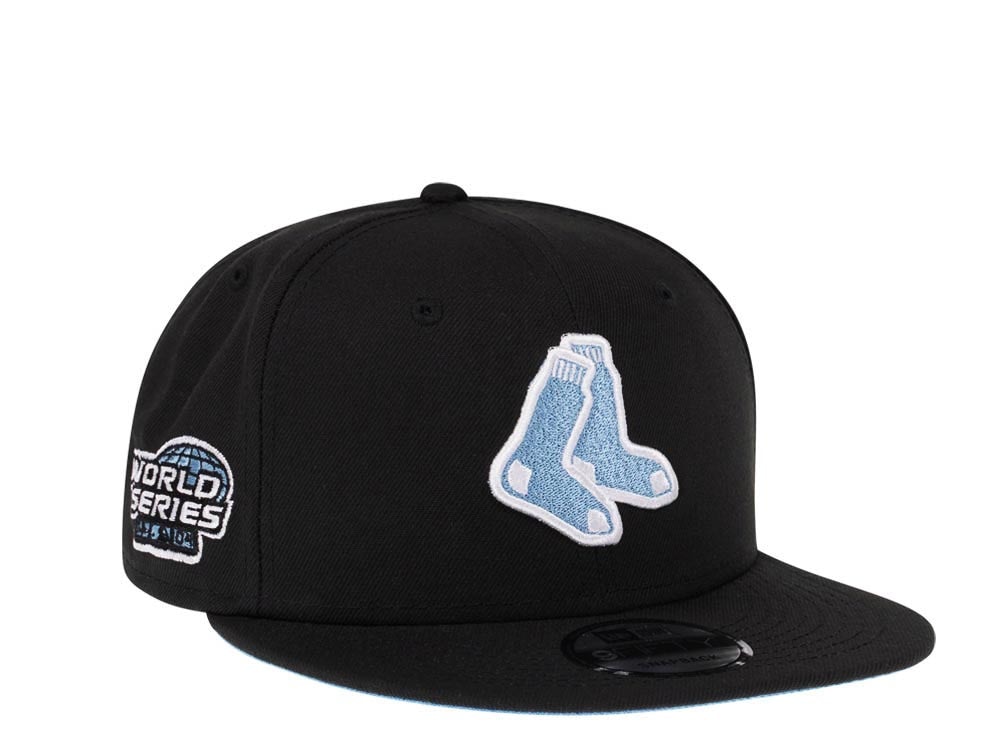 New Era Boston Red Sox World Series 2004 Black Glacier Blue Edition 9Fifty Snapback Cap