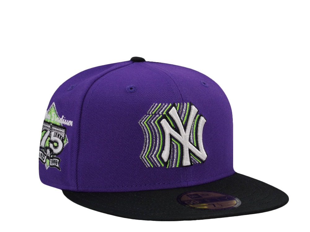 New Era New York Yankees 75th Stadium Anniversary Cascading Two Tone Edition 59Fifty Fitted Cap