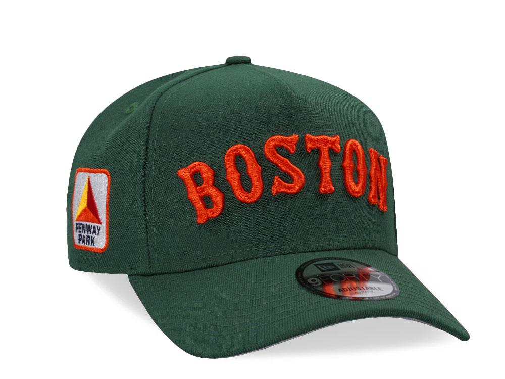 New Era Boston Red Sox Fenway Park Green Prime Edition 9Forty A Frame Snapback Cap