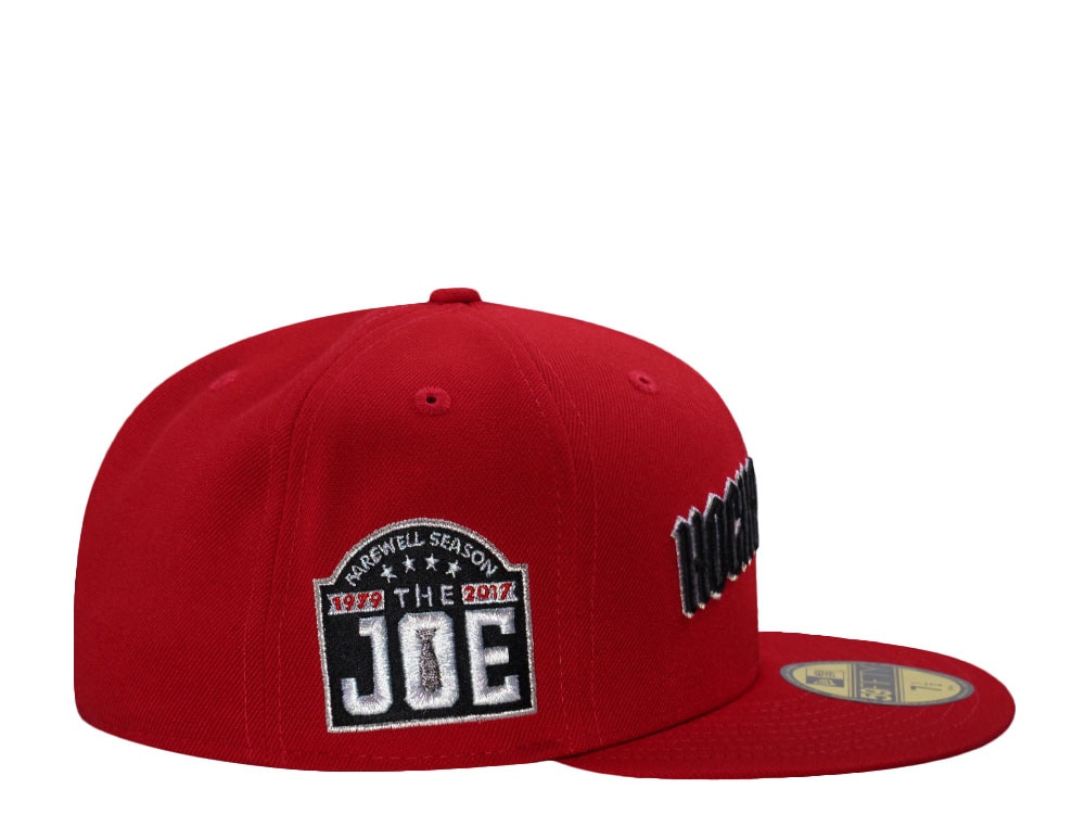 New Era Detroit Red Wings 100th Anniversary Scarlet Farewell Edition 59Fifty Fitted Cap