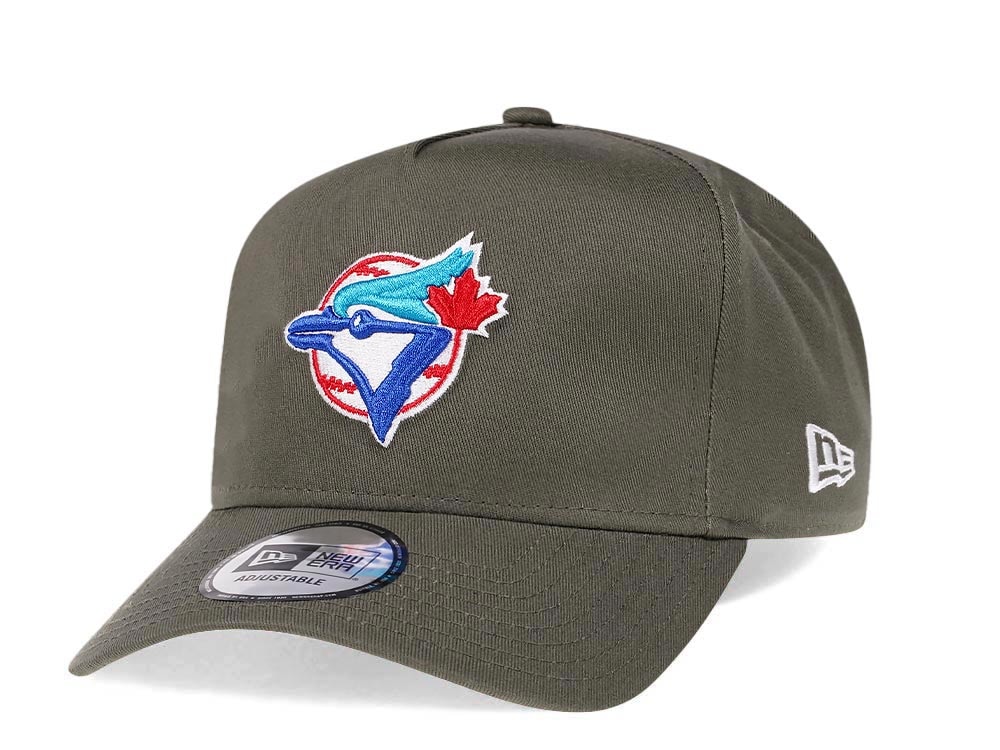 New Era Toronto Blue Jays Olive Edition 9Forty A Frame Snapback Cap