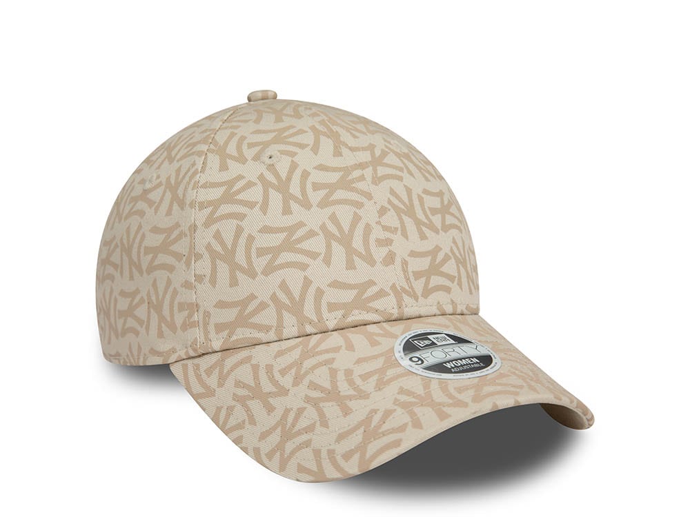New Era New York Yankees Monogram Stone 9Forty Womens Strapback Cap