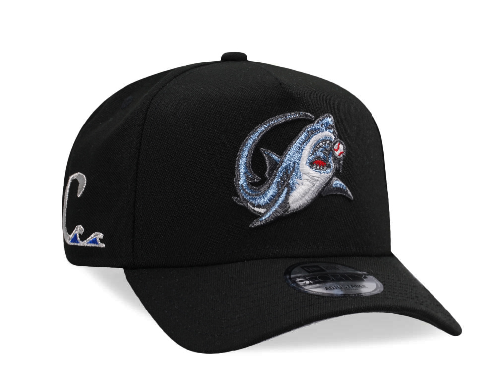 New Era Clearwater Threshers Black Prime Edition 9Forty A Frame Snapback Cap