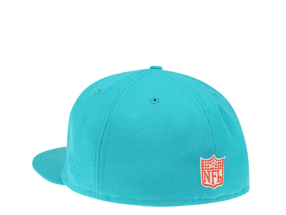 New Era Miami Dolphins Teal Classic Edition 59Fifty Fitted Cap