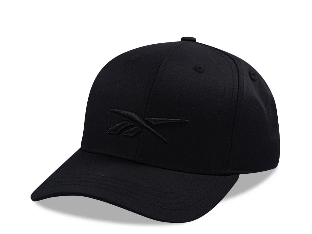 Reebok Logo Black Strapback Cap