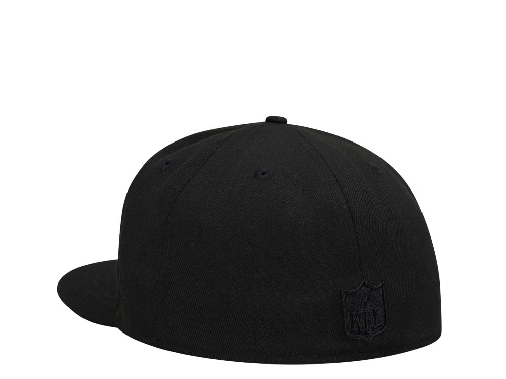 New Era Los Angeles Chargers All Black Edition 59Fifty Fitted Cap
